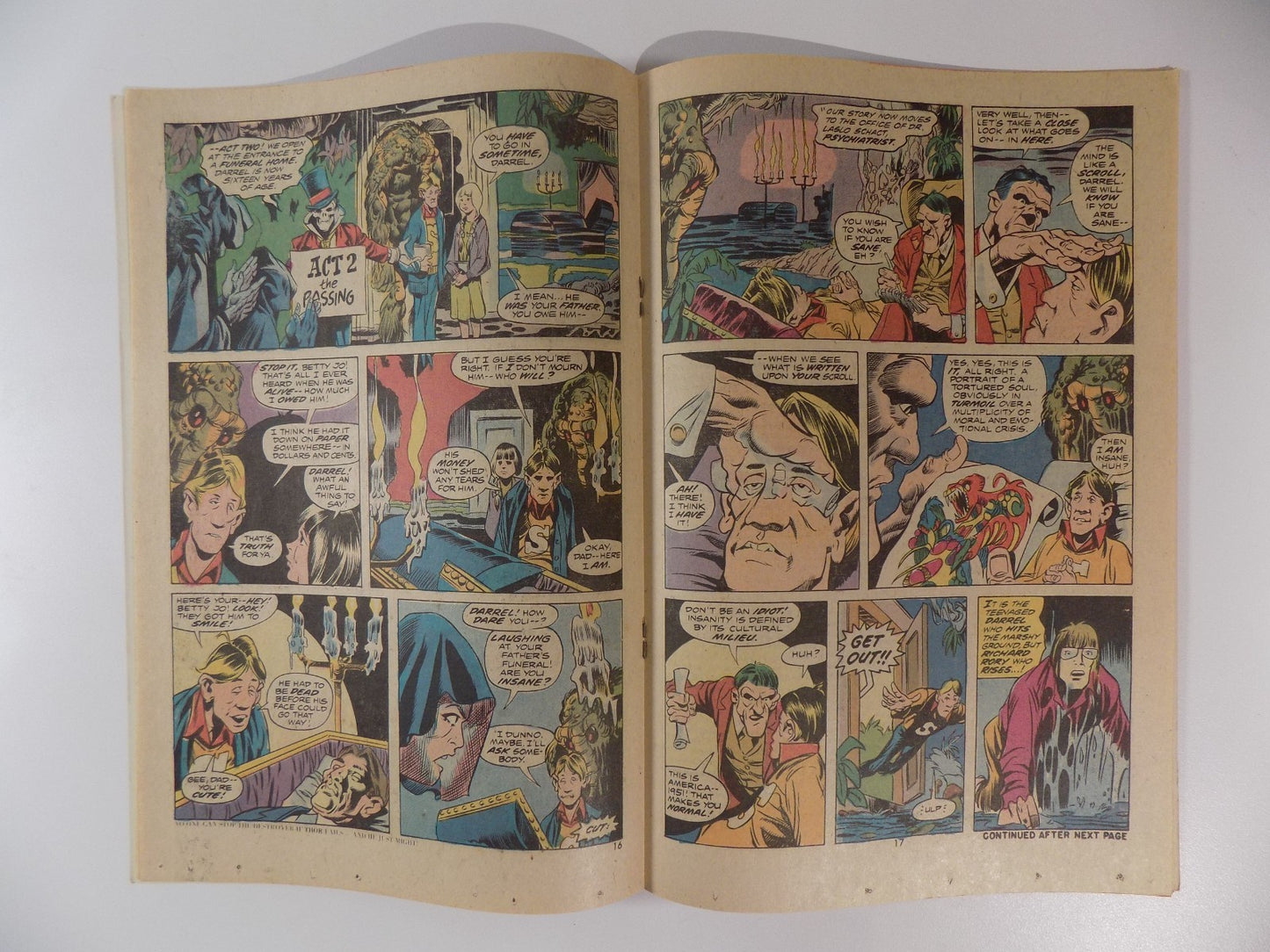 Man-Thing #6 Marvel Comic June 1974 Very Fine+