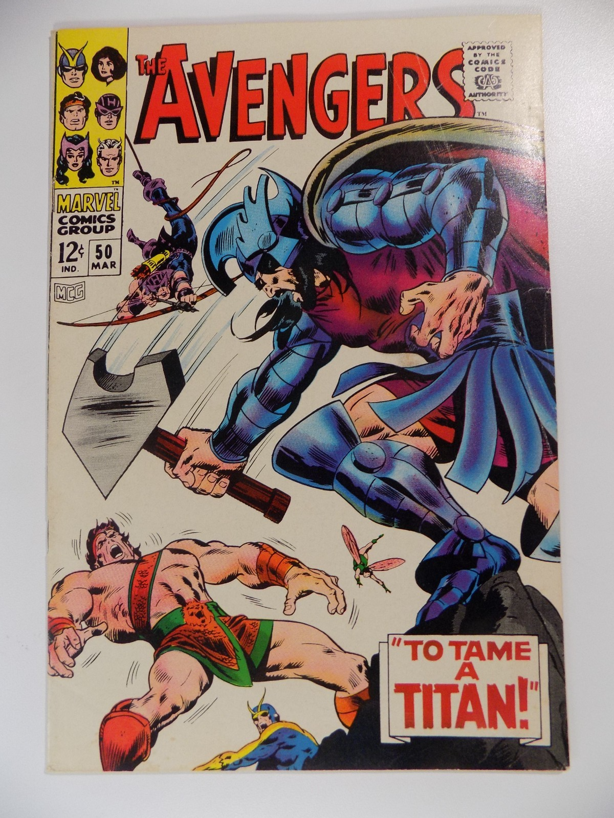 Avengers #50 Marvel Comic March 1968 Fine-