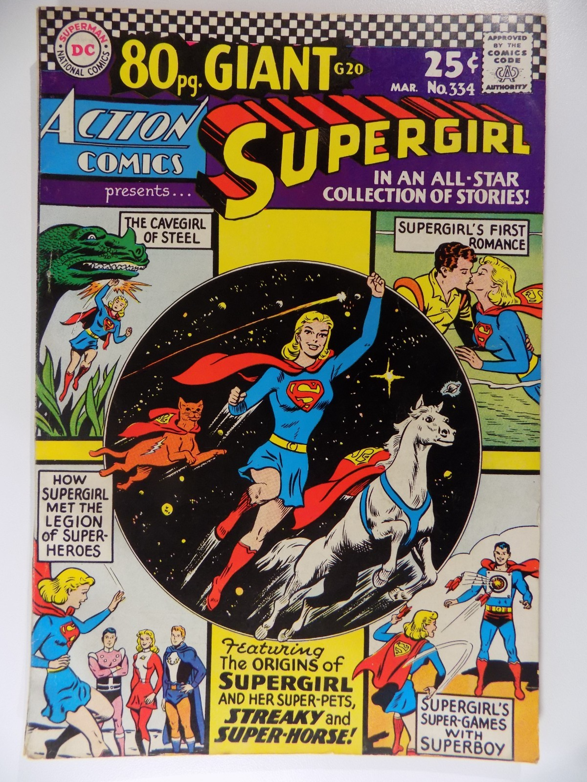 Action #334 DC Comic March 1966 Fine+