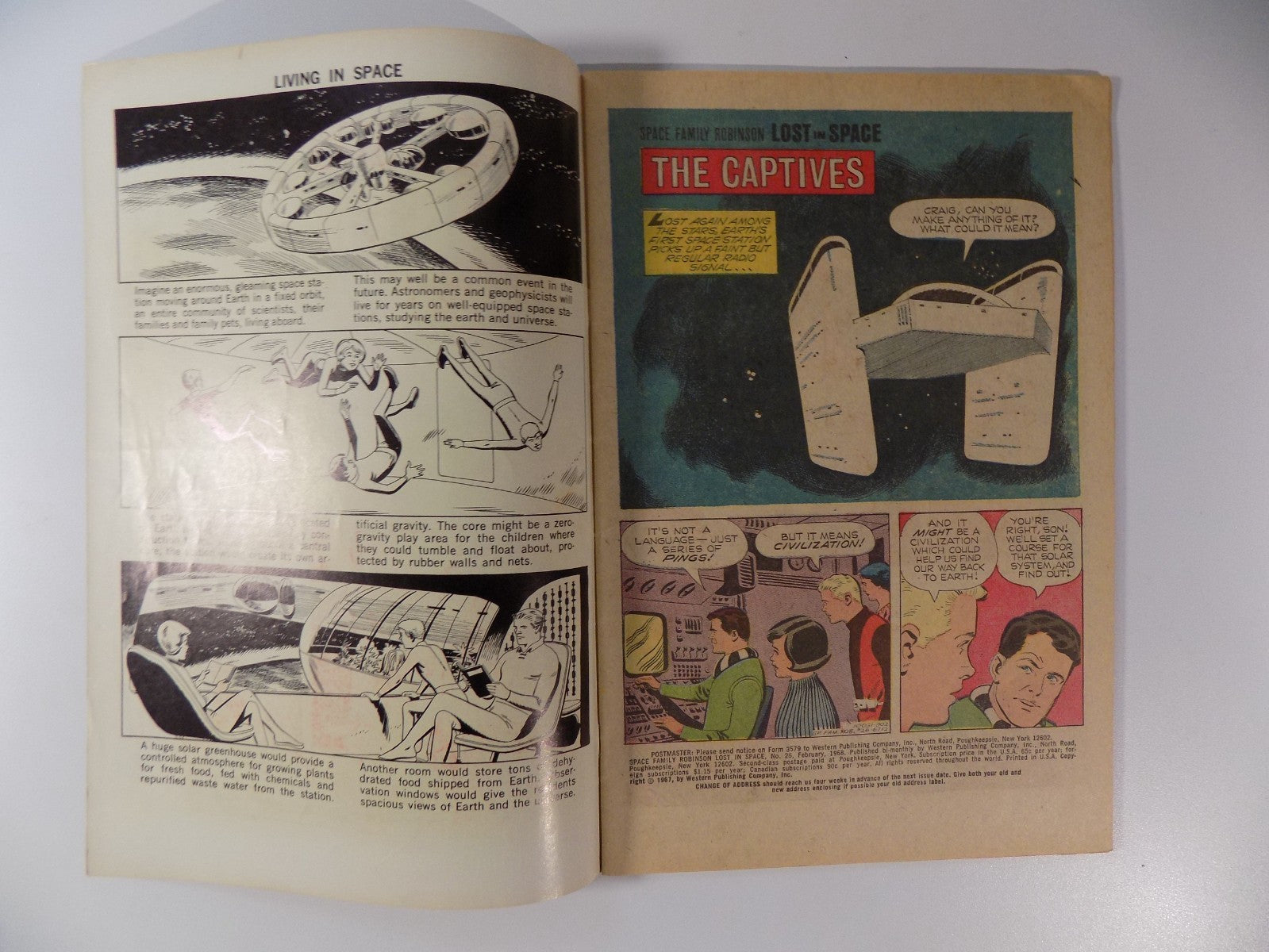Lost in Space #26 Space Family Robinson Gold Key Comic February 1968 Very Fine
