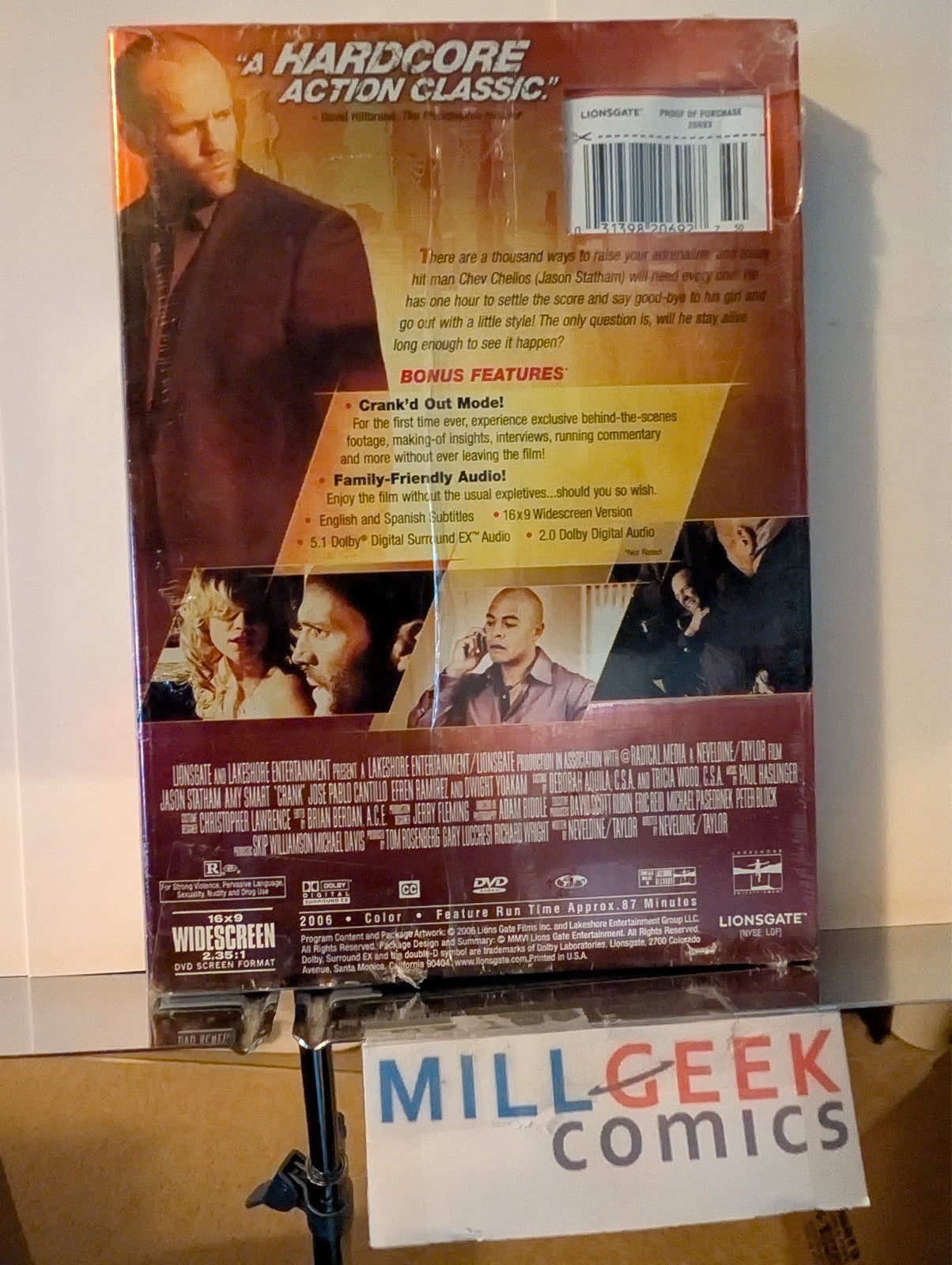 Mr. & Mrs. Smith / Crank, 2 Movie Set (DVD) Like New -JD