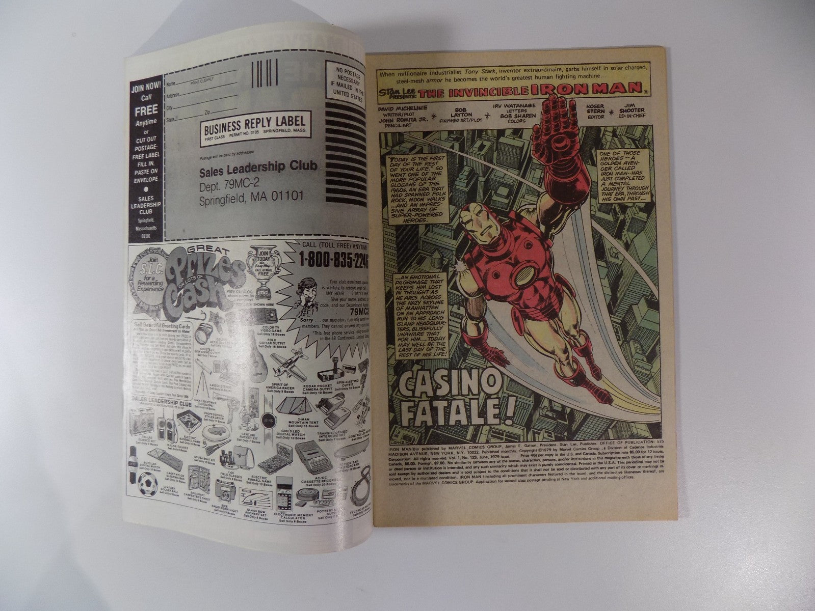 Iron Man #123 Marvel Comic June 1979 Very Fine