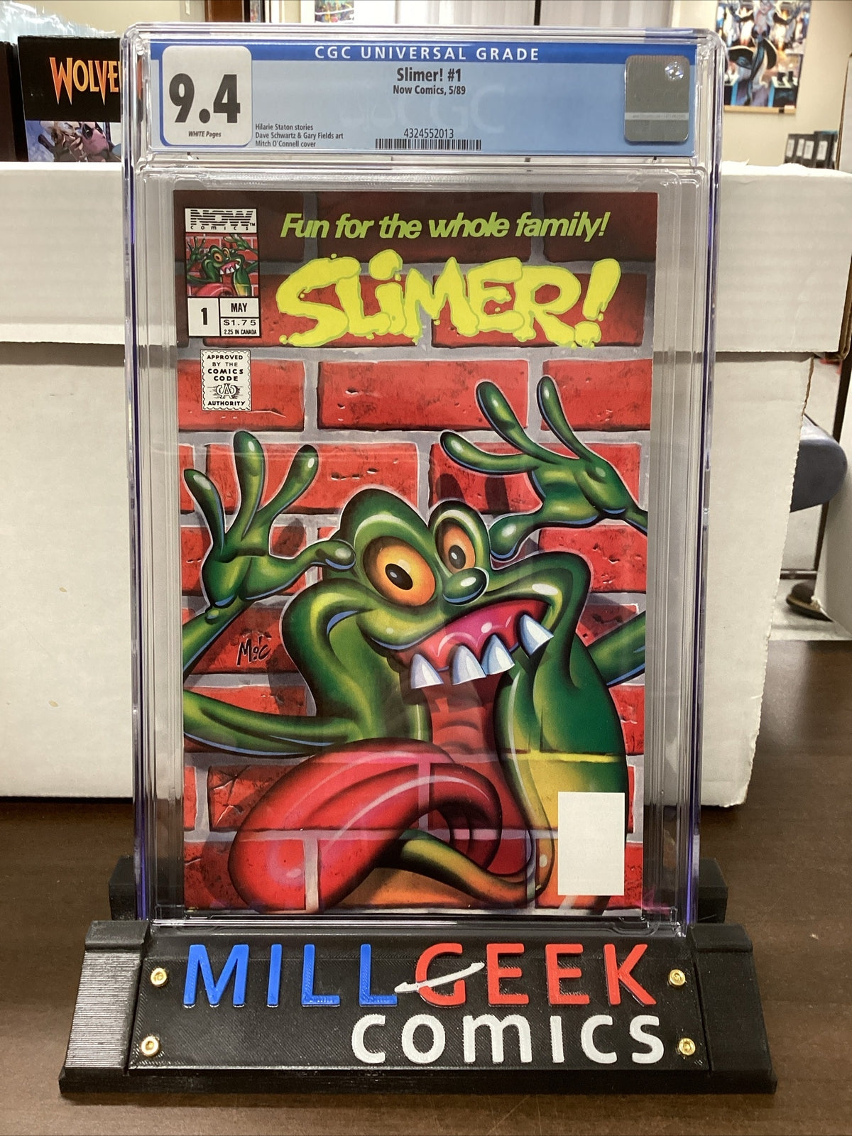 Slimer #1 - Real Ghostbusters! Mitch O' Connel Cover  1989 - CGC 9.4