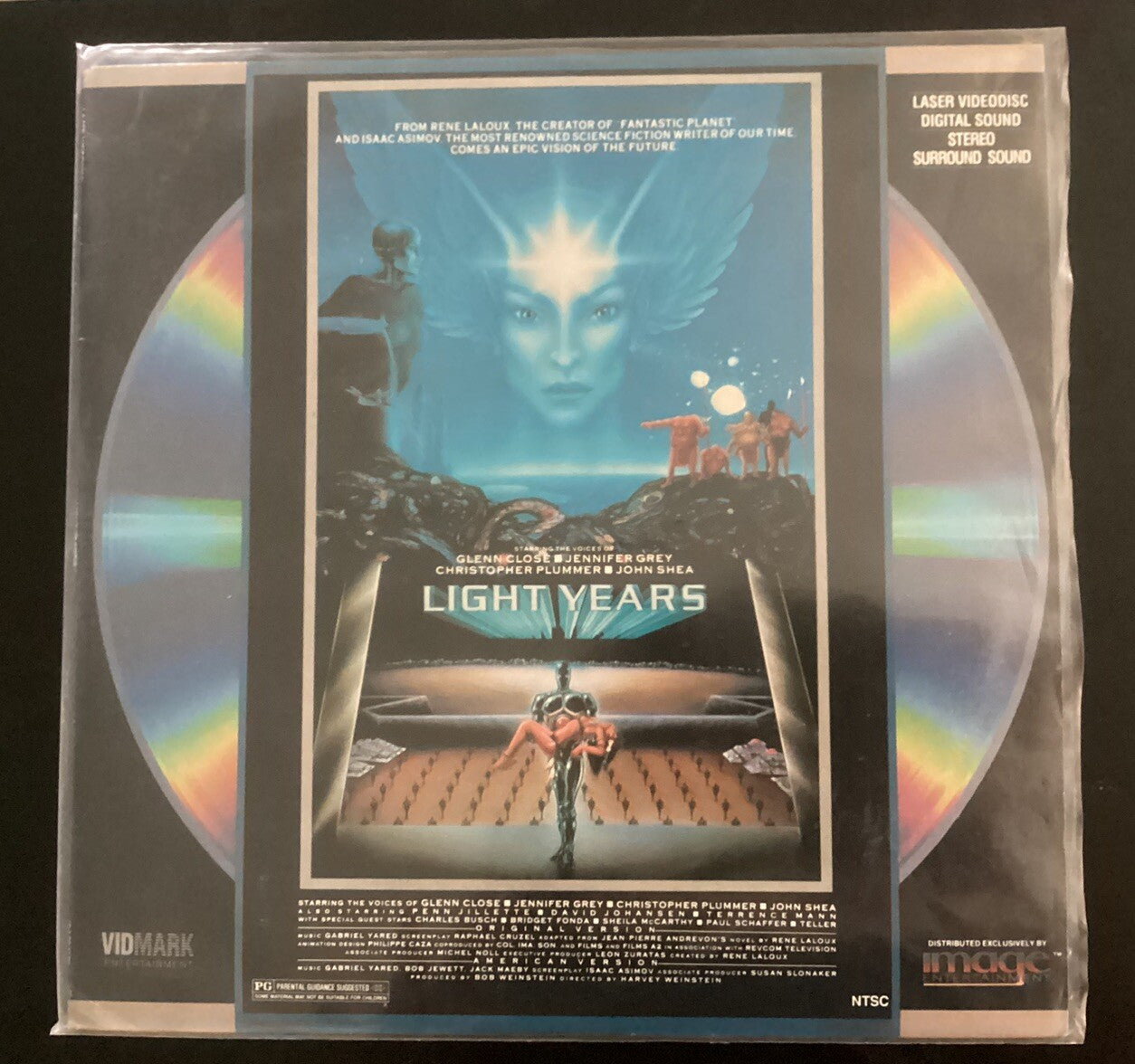LIGHT YEARS Laserdisc LD Like New Extended Play ULTRA RARE,GREAT SCI-FI FILM!-JD