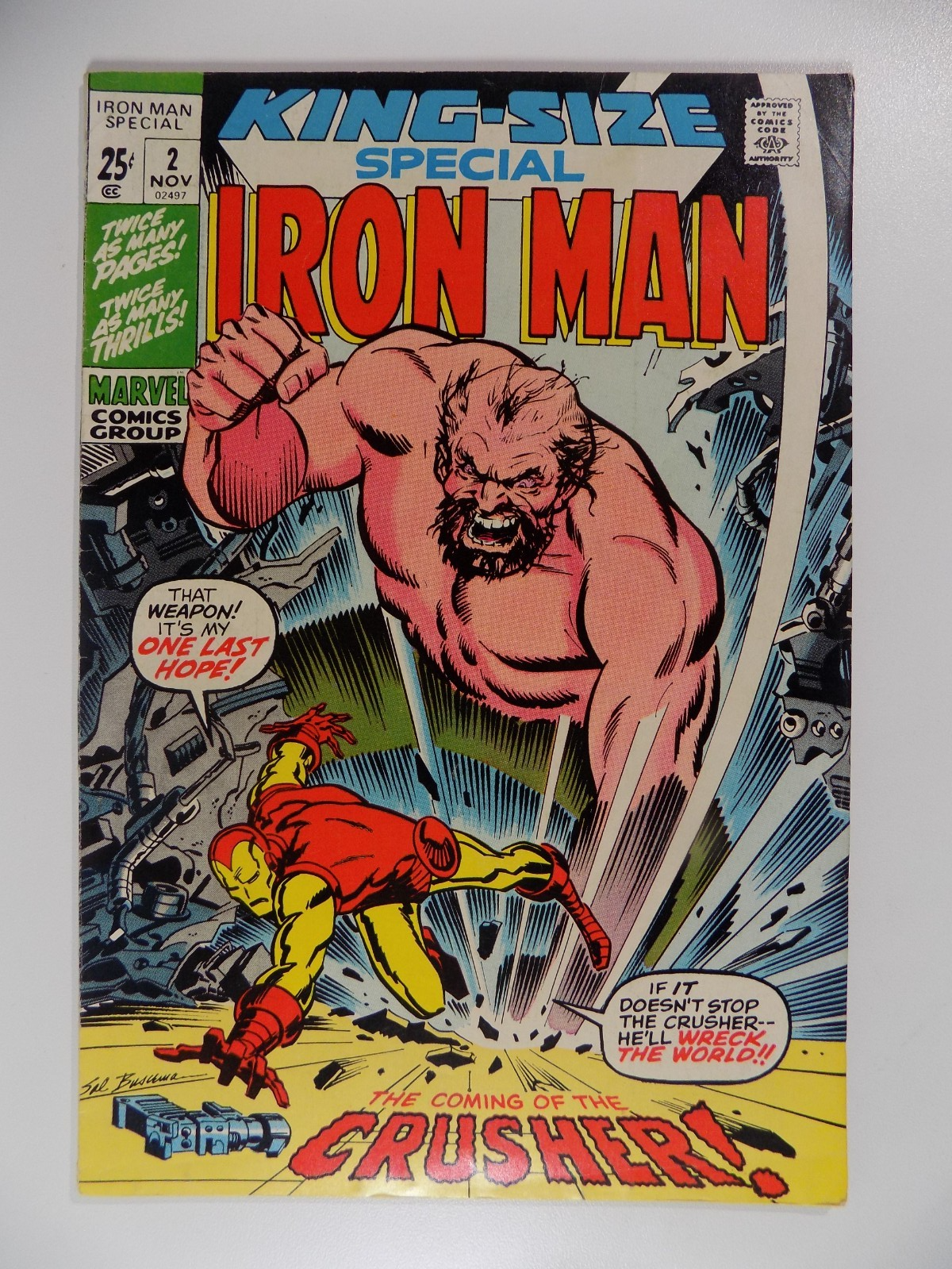 Iron Man King-Sized Special #2 Marvel Comic November 1971 Fine+