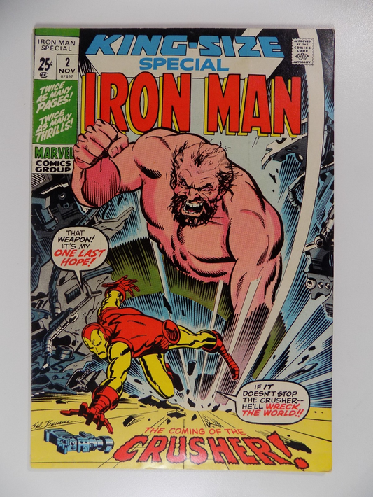 Iron Man King-Sized Special #2 Marvel Comic November 1971 Fine+