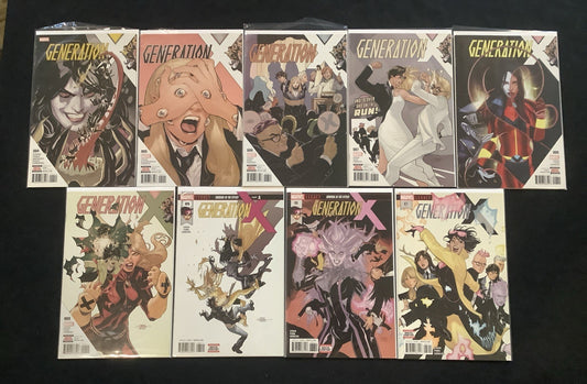 Generation X #4-87 Comic Lot, Marvel, Return Of Legacy Numbering, 9 Comics Total