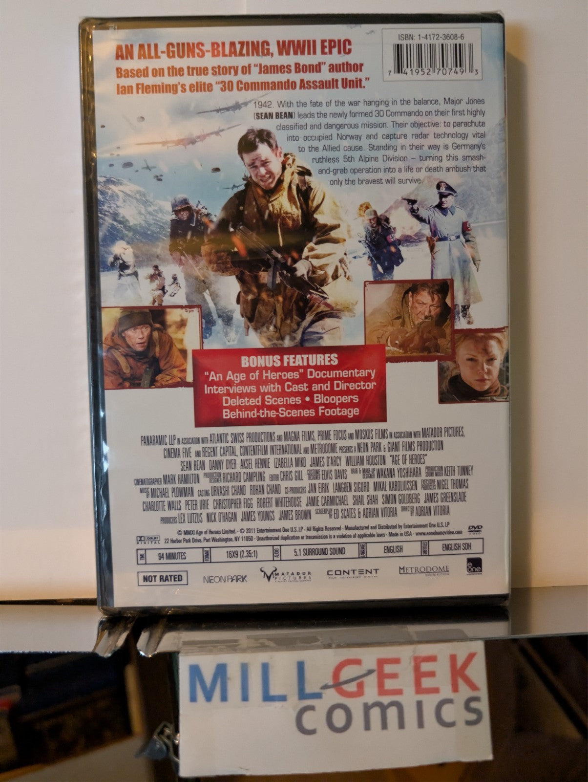 Age of Heroes, Sean Bean (DVD) Brand New SEALED -JD