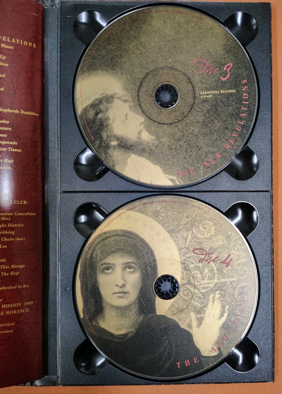 The Black Bible, 4-Disc Boxset, Cleopatra Records- Goth 1998 -RARE Like New JD