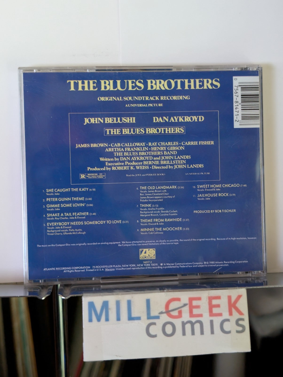 The Blues Brothers - Original Soundtrack CD, John Belushi Dan Aykroyd -JD