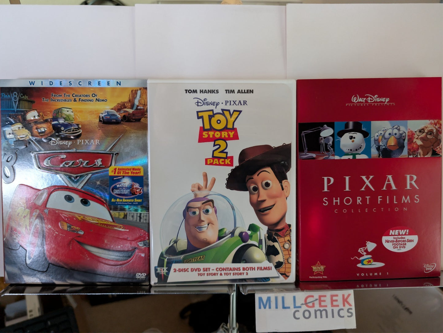 Cars / Toy Story / Toy Story 2 / Pixar Short Films, 4 Movie Set (DVD) -JD