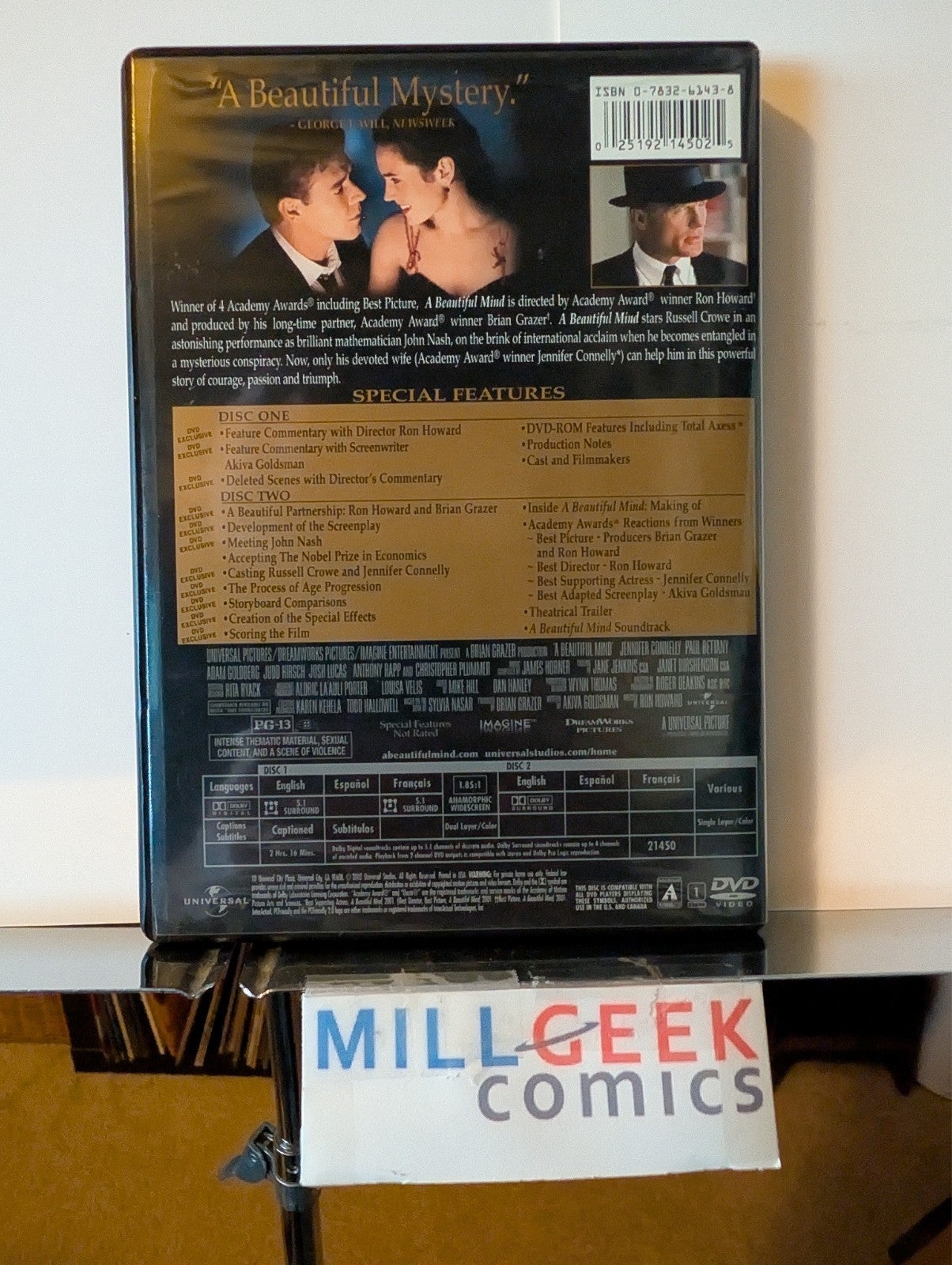 Fahrenheit 9/11 / A Beautiful Mind, 2 Movie Set (DVD) Like New -JD