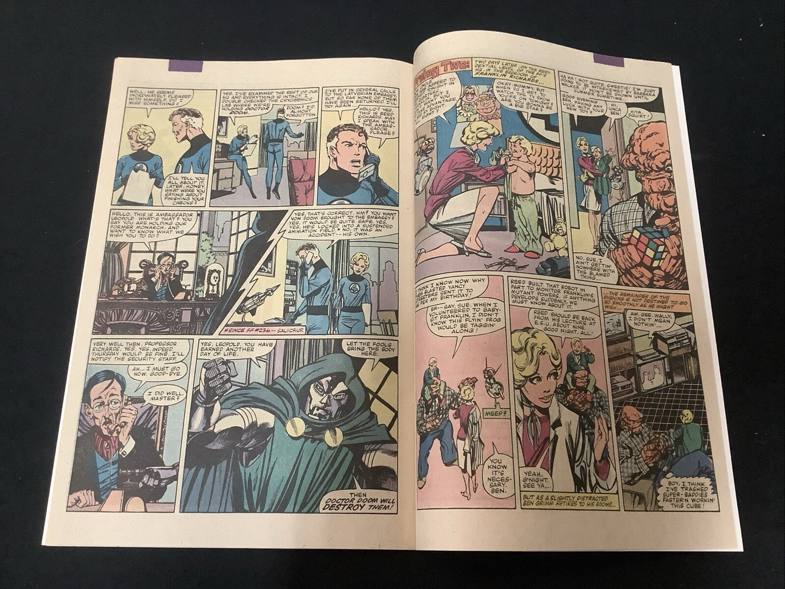 Fantastic Four #244 (Marvel July 1982) VF+ (8.5) 1st App Nova (Frankie Raye)