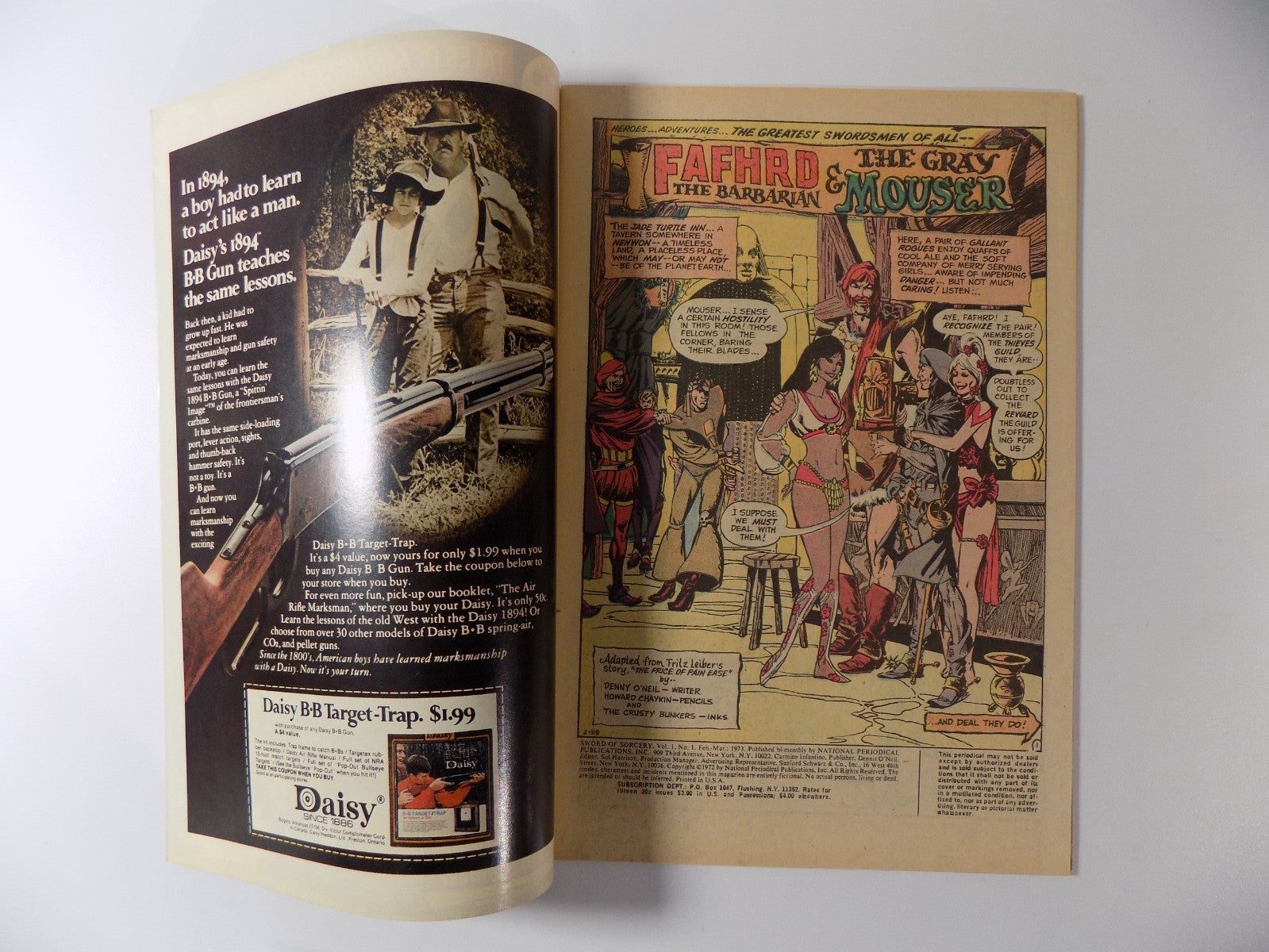Sword of Sorcery #1 DC Comic March 1973 Very Fine-