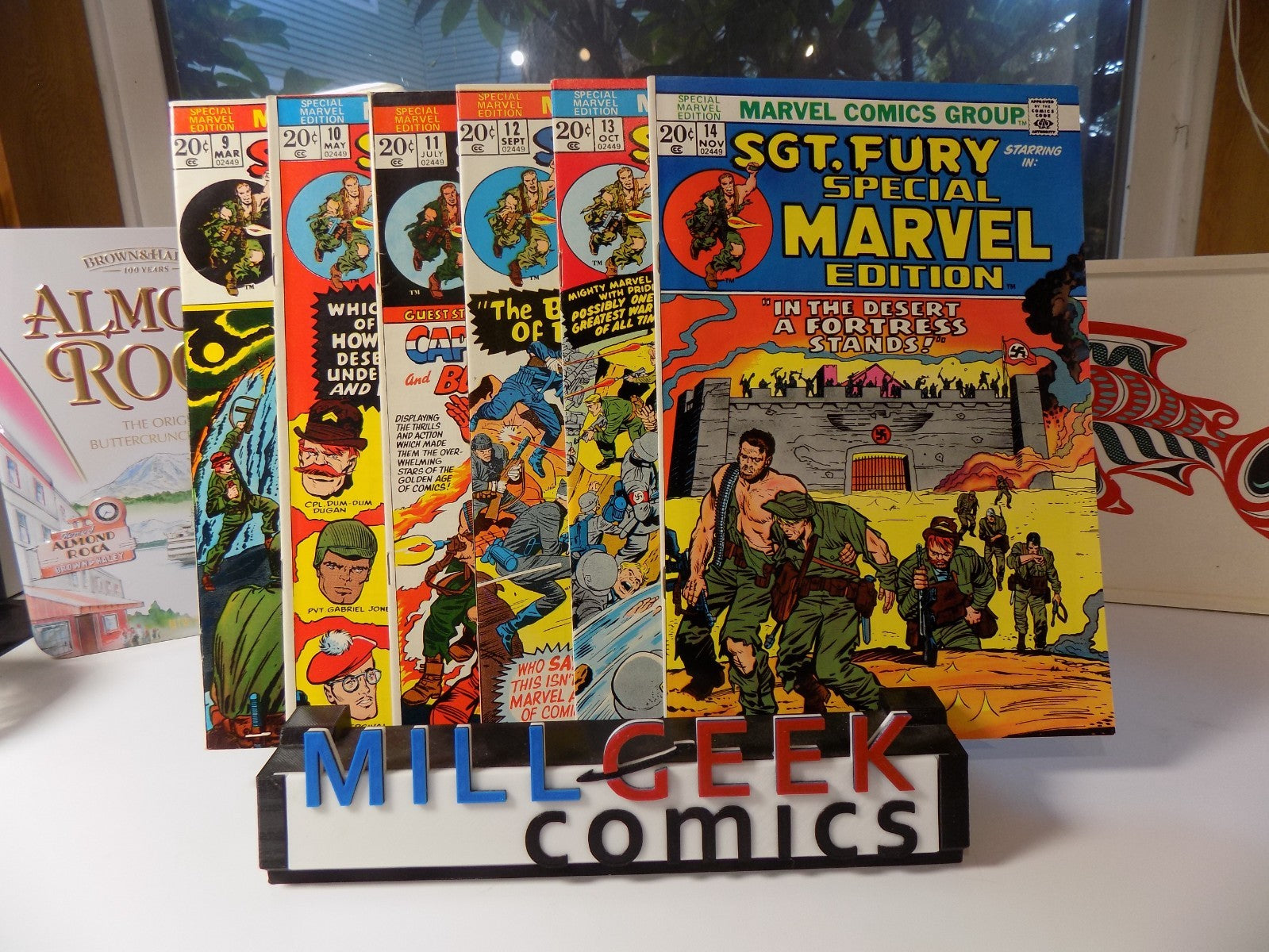 Special Marvel Edition #9-14 Sgt. Fury 1973 Very Fine or Better