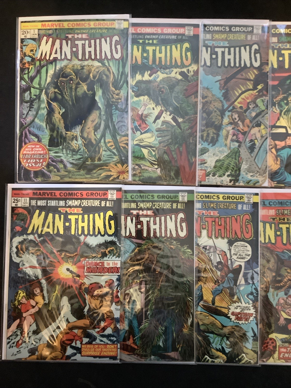 Man-Thing #1-20 + #22 (Missing #21) Comic Lot, Marvel, 1st Solo Title, See Pics