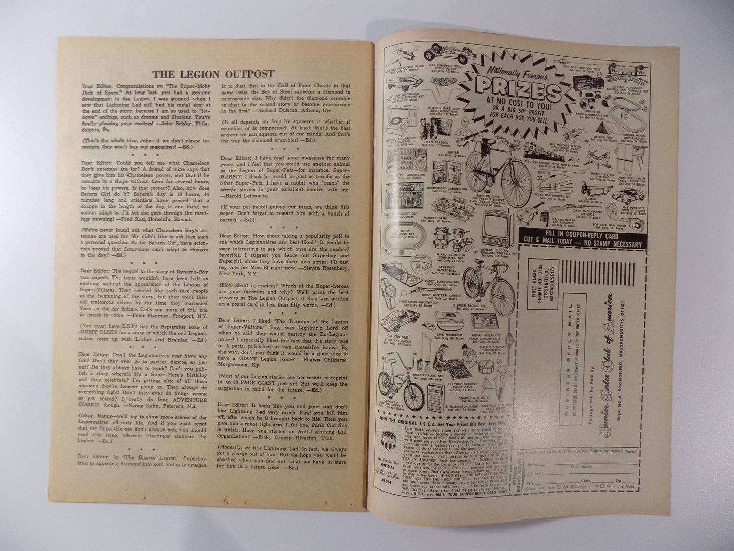 Adventure Comics #335 DC Comic August 1965 Very Fine-