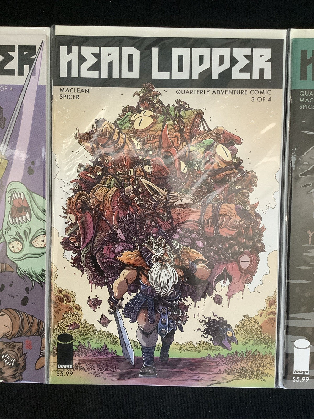 Head Lopper #1-4 Complete Comic Set, Image Comics, Andrew Maclean, 2015