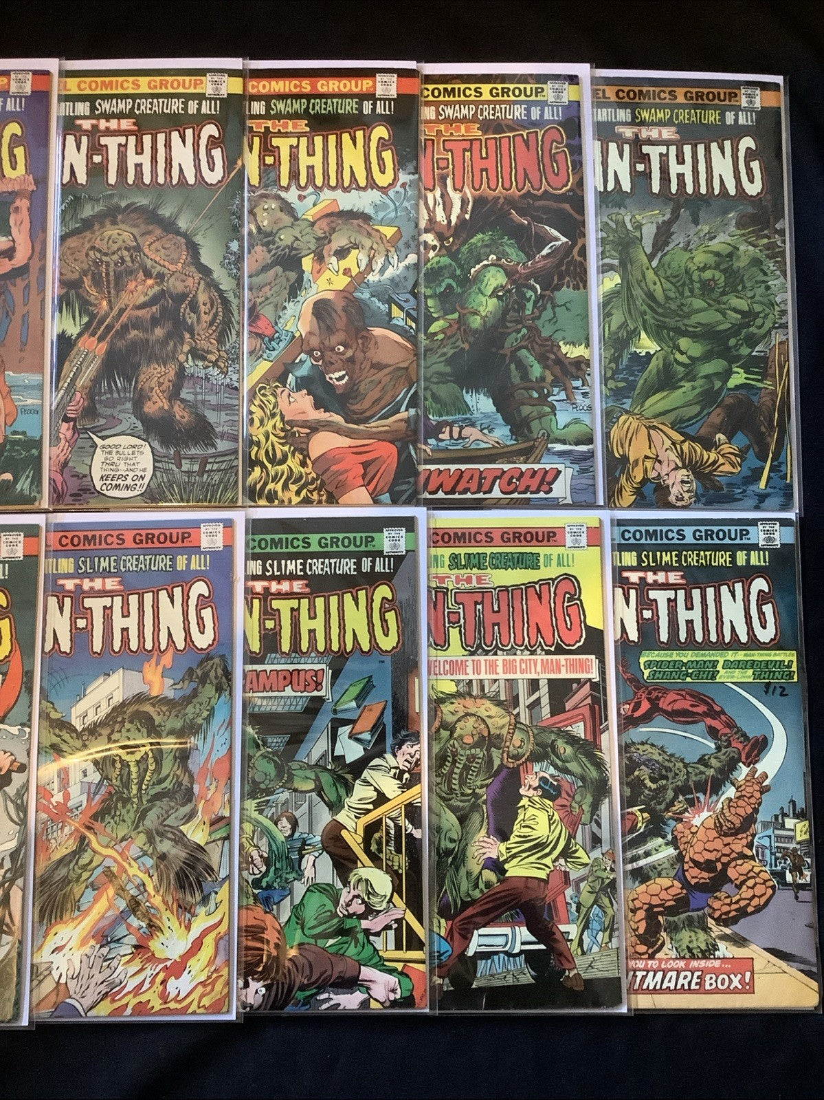 Man-Thing #1-20 + #22 (Missing #21) Comic Lot, Marvel, 1st Solo Title, See Pics