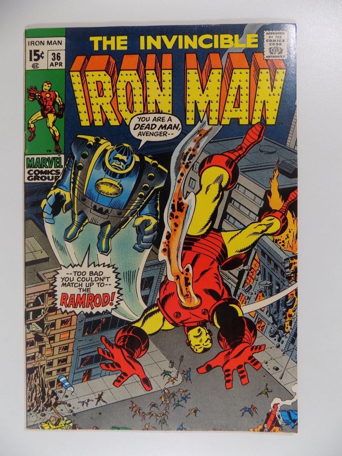 Iron Man #36 Marvel Comic April 1971 Very Fine-