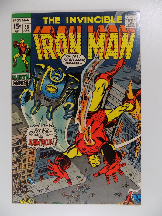 Iron Man #36 Marvel Comic April 1971 Very Fine-