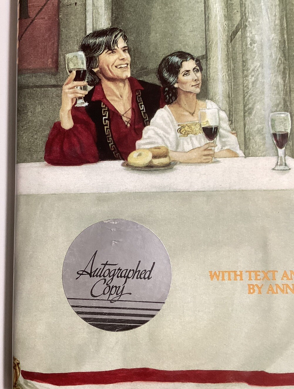 The People Of Pern Anne McCaffery Robin Wood Hardcover, Dust Jacket, Autographed