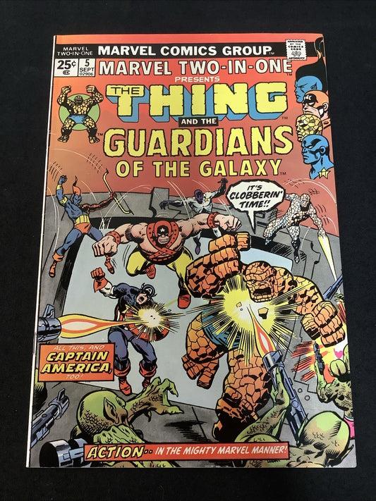 Marvel Two-in-One #5 (Marvel Comics September 1974) VF+ (8.5) Steve Gerber