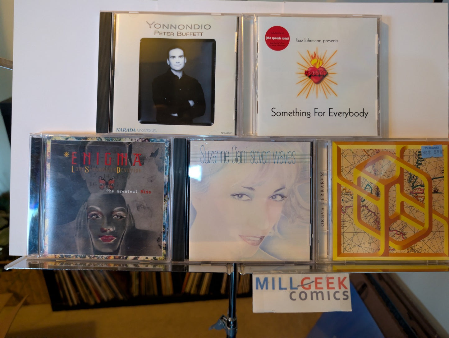 Ambient Music 5 CD Lot (Orb, Suzanne Ciani, Enigma, Baz Luhrmann, Buffett) -JD