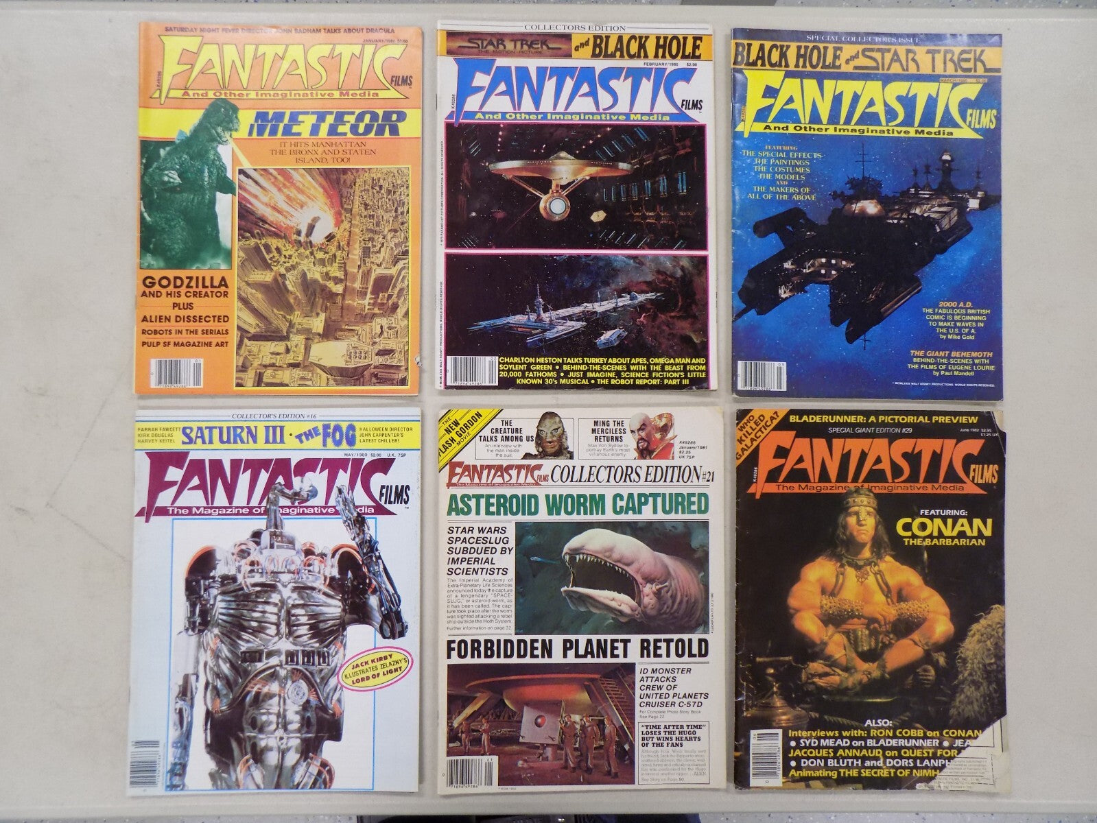 Fantastic Films Magazine Lot 17 Issues 1979-1984 Fantasy & SF in Cinema