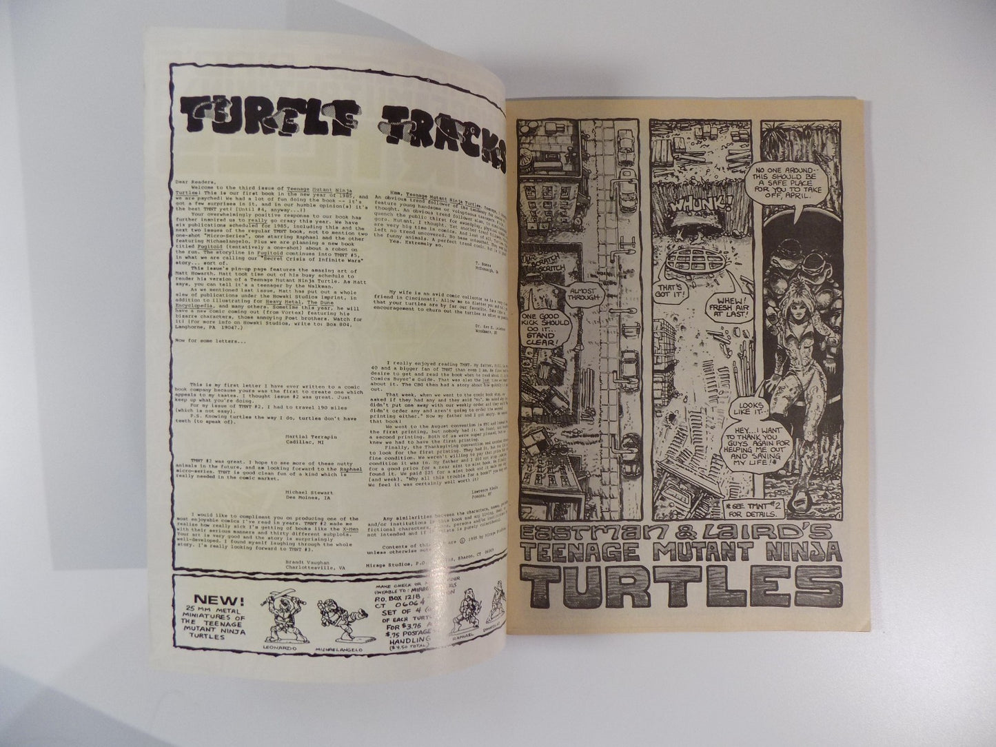 Teenage Mutant Ninja Turtles #3 Eastman & Laird 1st Print Very Fine+