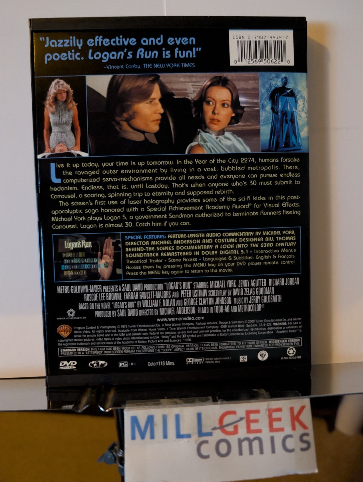 Rollerball / Logan's Run, 2 Movie Set (DVD) Like New -JD