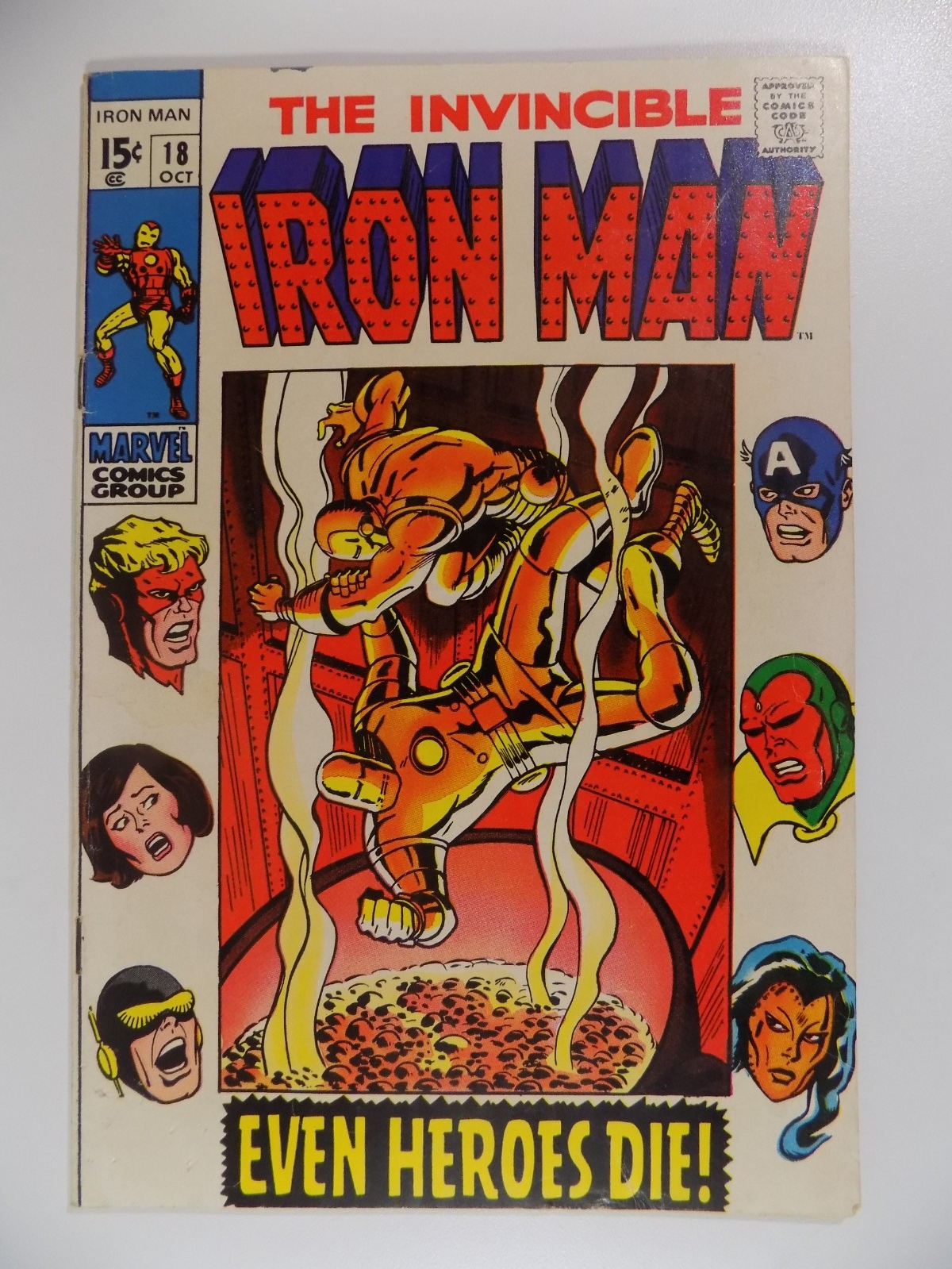 Iron Man #18 Marvel Comic October 1969 Fine/Very Fine