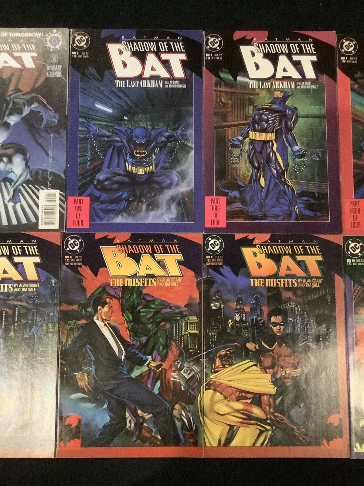 Batman Shadow of the Bat #0-11 + Sealed #1 Comic Lot, DC Comics, 1st App Zsasz