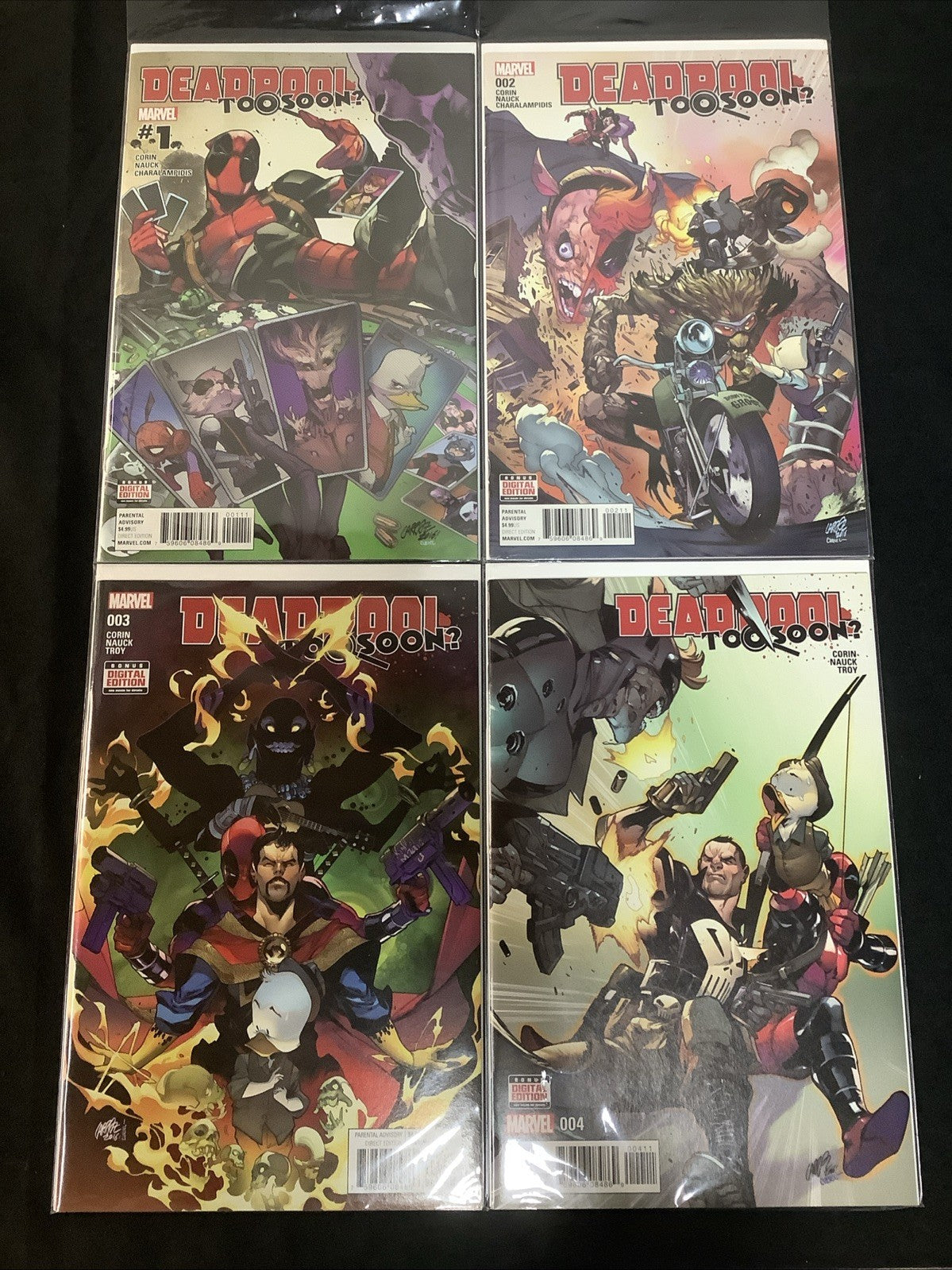 Deadpool: Too Soon? #1-4 Complete Mini-Series, Marvel, Joshua Corin/Todd Nauck