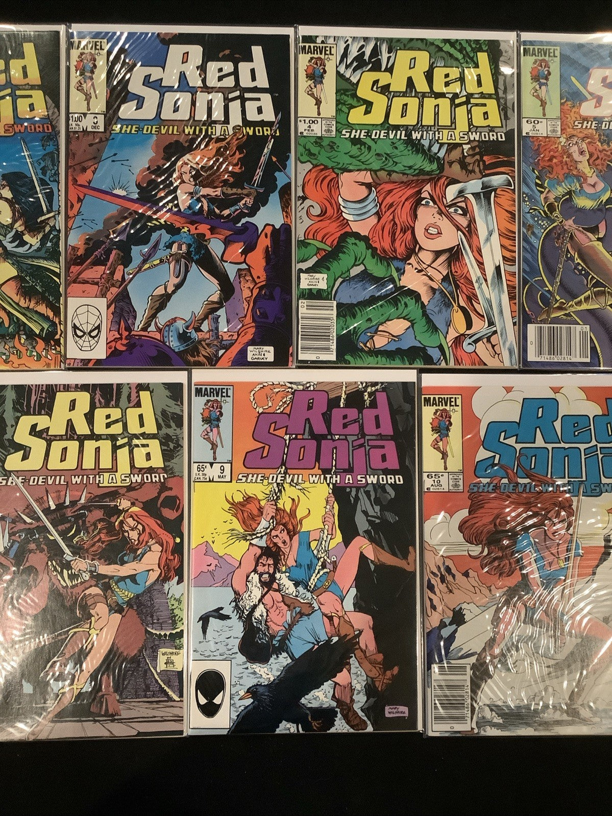 Red Sonja #1-11 Comic Lot, Marvel Comics, Tom DeFalco/Dave Simons, 1983