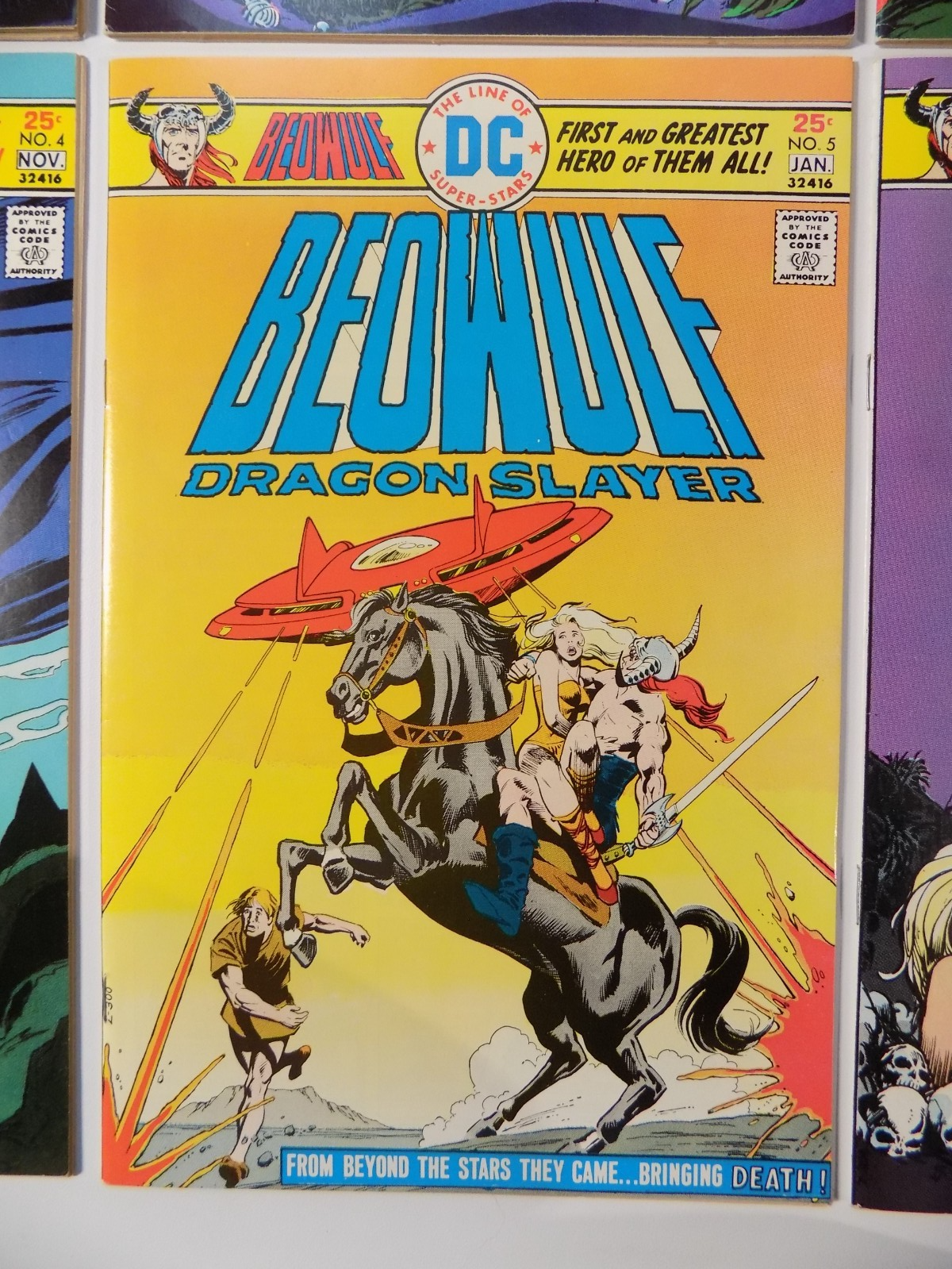 Beowulf Dragon Slayer #1-6 DC Comics May 1975-March 1976 VF or Better
