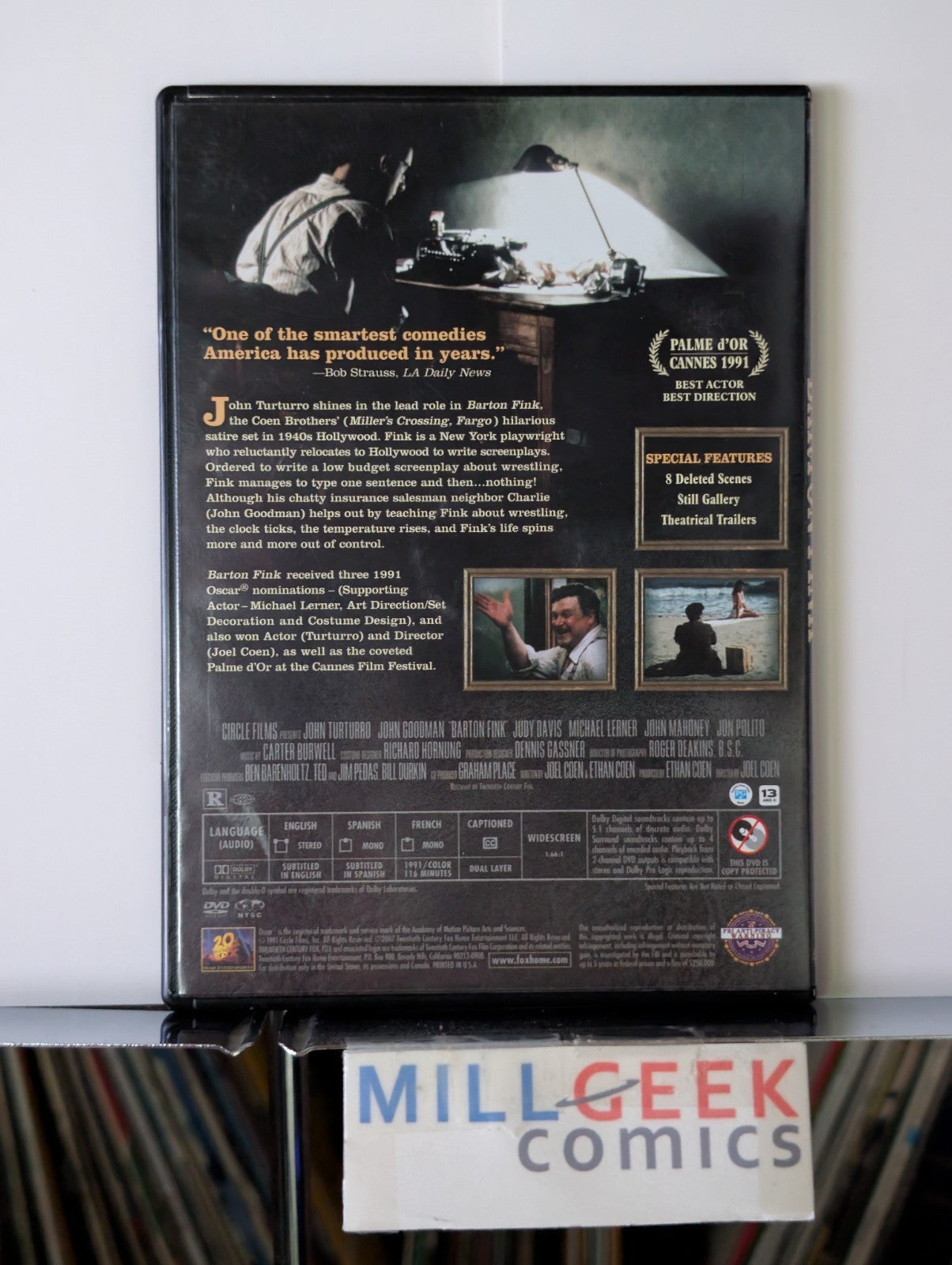 Barton Fink - A Coen Brothers Film (DVD) -JD