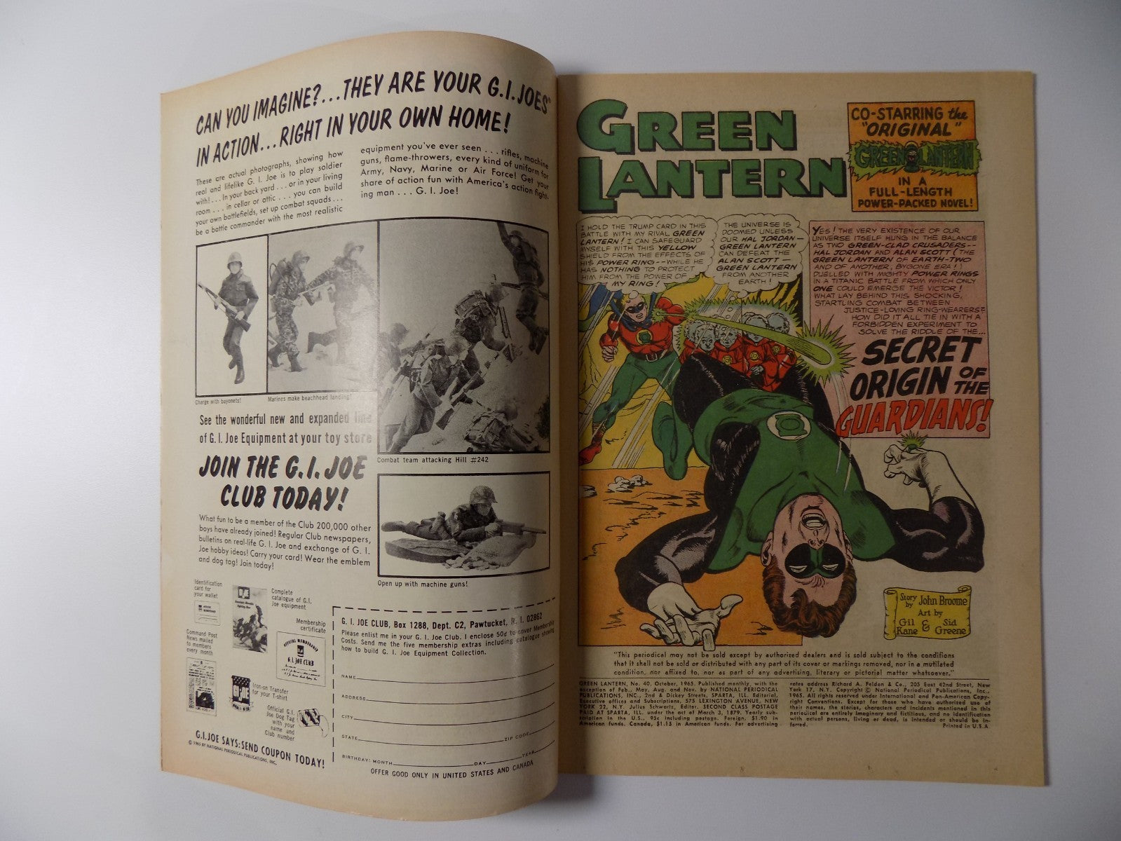Green Lantern #40 DC Comic Fine+ October 1965