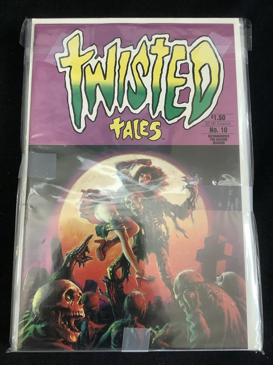 Twisted Tales #1-10 Complete Comic Run, Pacific Comics, Tough Horror Set! 1982