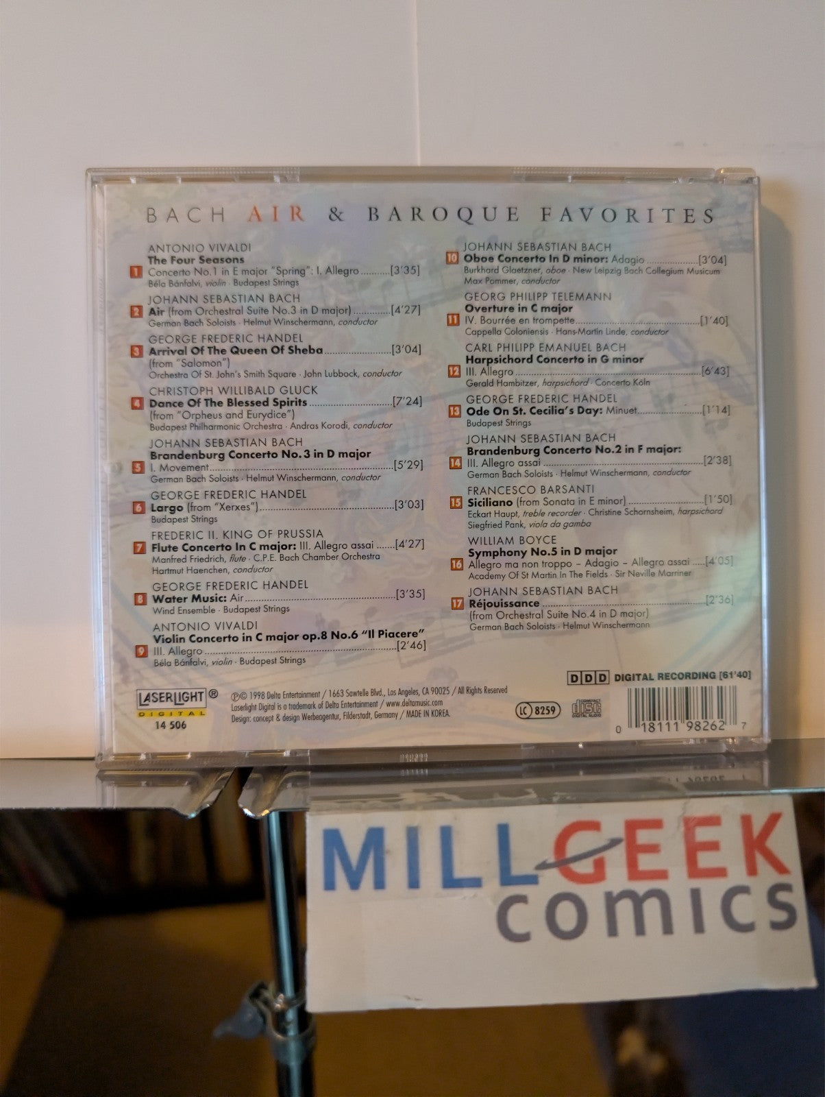 Classical Music 3 CD Lot (Bach Air, Pomp on Parade, Tibetan Bells III) -JD