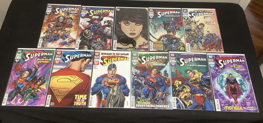 Superman #1-21 (2018-2021) Bendis Lot Dc Comics, 1st Nuclear-Man In Continuity