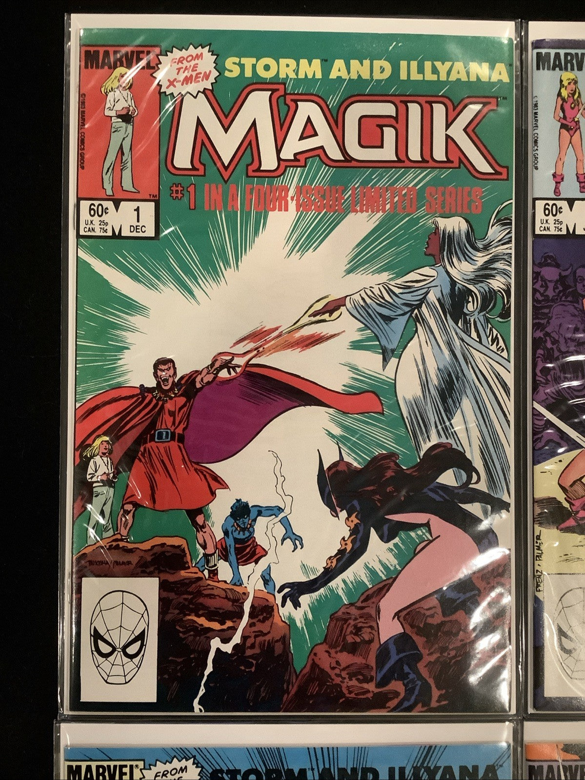 Magik #1-4 Complete Comic Series, Marvel, Chris Claremont, 1st App Darkchylde