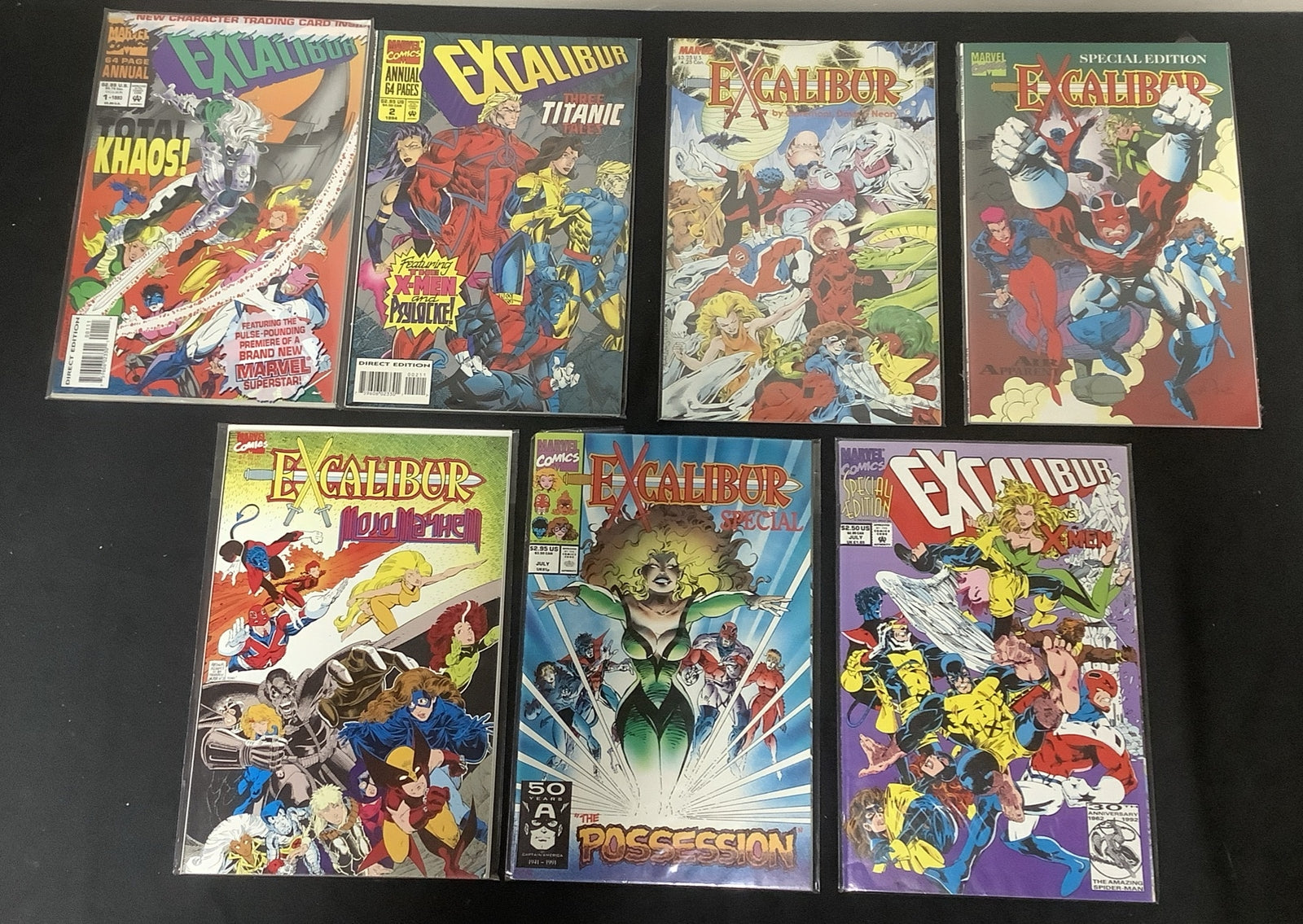Excalibur #1-86 (Missing 7,37,43,55,58,63) + Annual #1-2 + Specials, Comic Lot