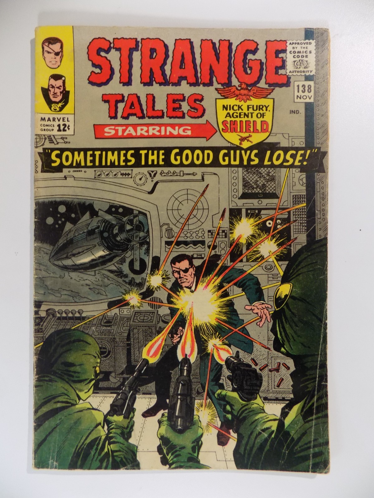 Strange Tales #138 Marvel Comic November 1965 Fine-