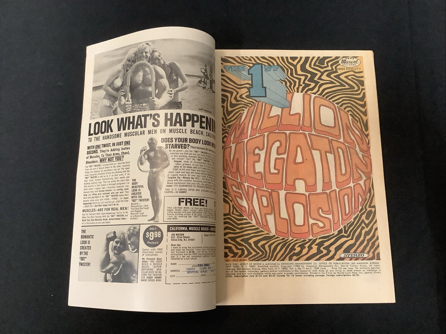 Nick Fury Agent of Shield #11 (Marvel Comics April 1969) VF (8.0) Stan Lee