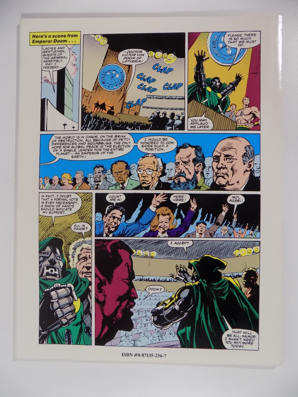 Emperor Doom Marvel Graphic Novel #27 First Print Near Mint- 1987