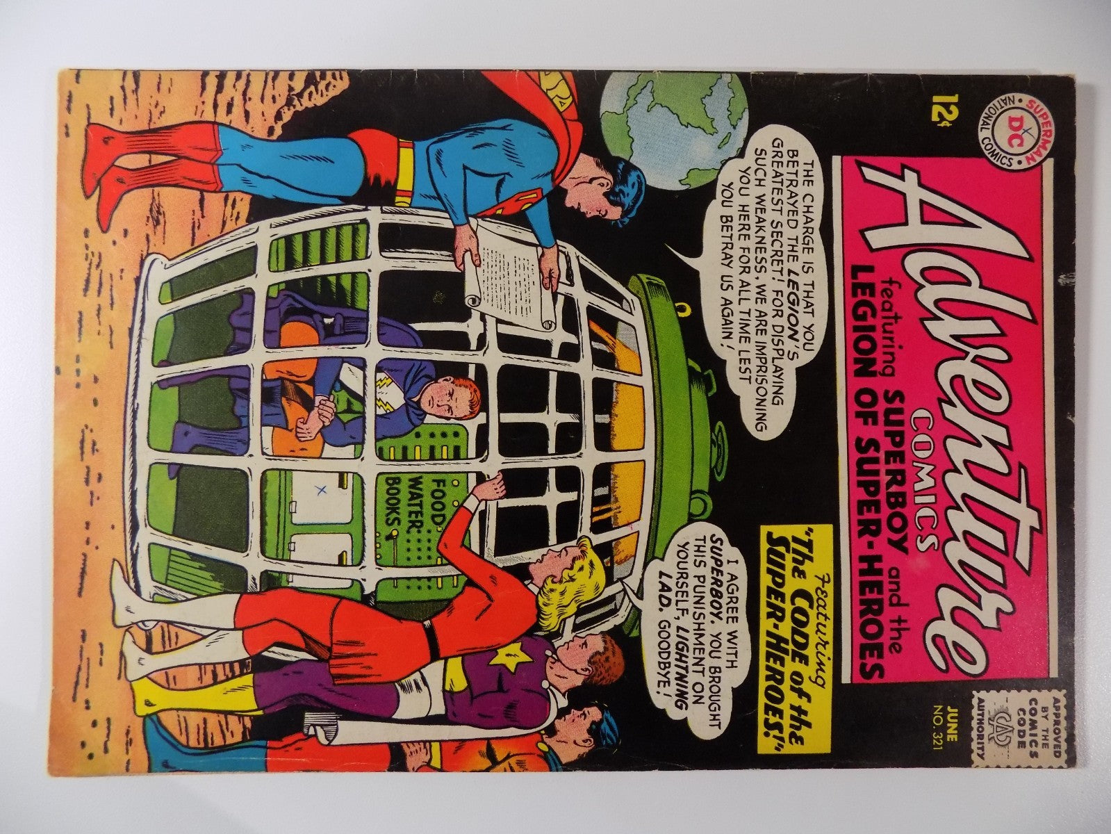 Adventure Comics #321 DC Comic Fine June 1964