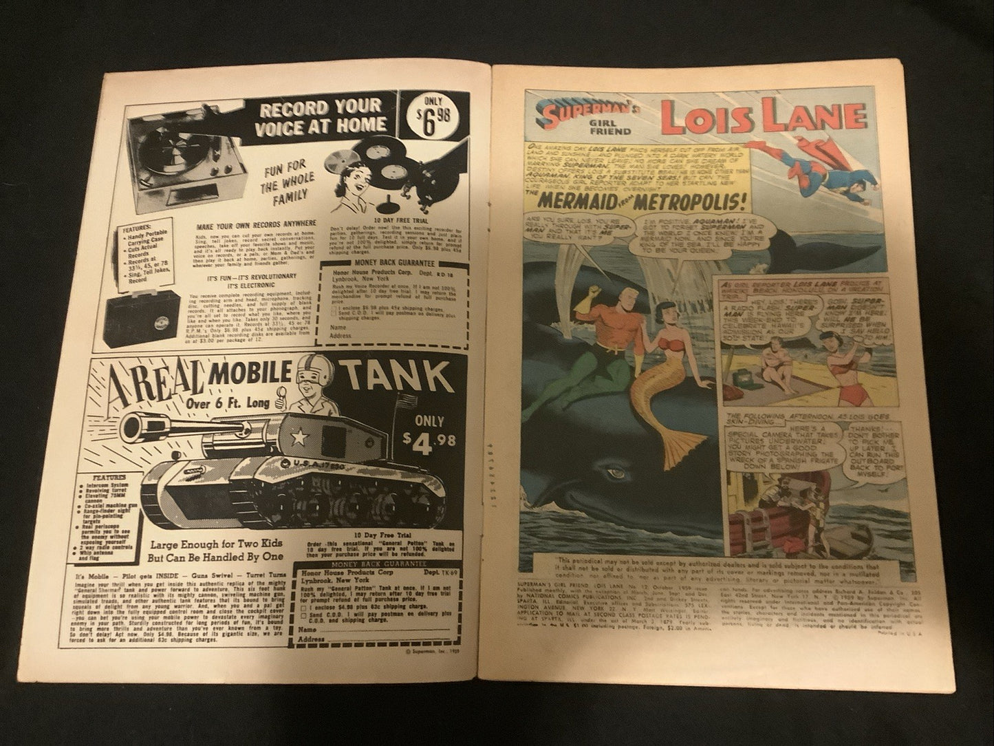 Superman's Girl Friend, Lois Lane #12 (DC Comics) VG/F (5.0) Inner Wrap Detached