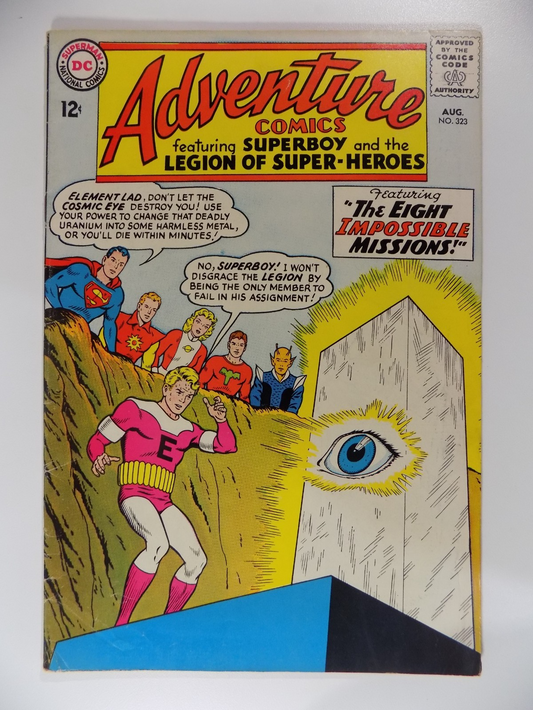 Adventure Comics #323 DC Comic August 1964 Fine