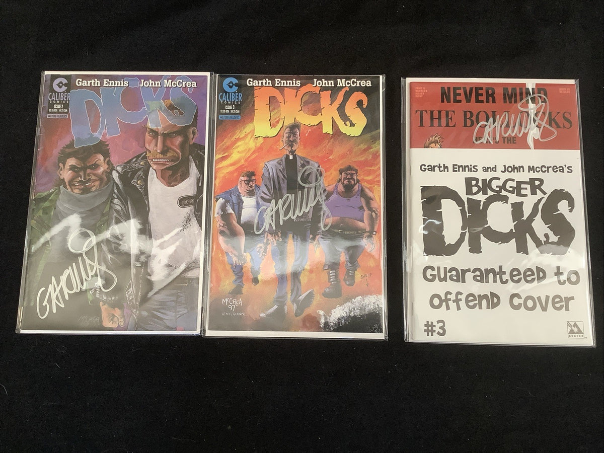 Dicks #2-3+ Bigger Dicks #3, AUTOGRAPHED! From the Creator Of Crossed & The Boys